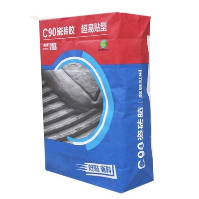 Food Grade 3 Layer Paste Valve Paper Bag Untuk Pengemasan Aditif Kimia