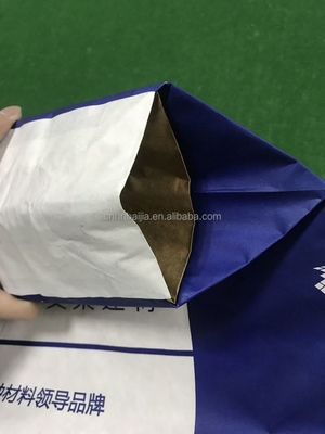 Custom Building Paste Valve Multiwall Kantong Kertas Dengan Handle Terima Custom