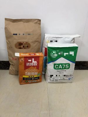Kemasan Farmasi Kantong Kertas Kraft Multiwall Kantong Cetak Khusus