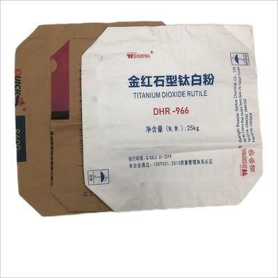Kemasan khusus Kantong kertas industri 25kg Kemasan Bahan bangunan kimia bubuk makanan