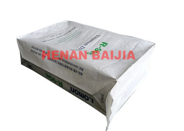 Anti Selipkan Katup Multiwall Kantong Kertas Anti Drop PE Laminasi Film Terpisah