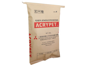 Industri Multiwall Paper Sacks Bukti Kelembaban 60g-120g / M2 Kraft Paper Food Bags