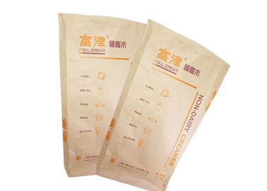 1-3 Layers Pinch Bottom Open Mouth Bag Kapasitas Besar Dengan PE Liner Di Dalam Laminasi