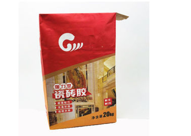 Biodegradable Multi Wall Paper Sacks Tepung Pasir Tepung Semen Kemasan Kantong Kertas