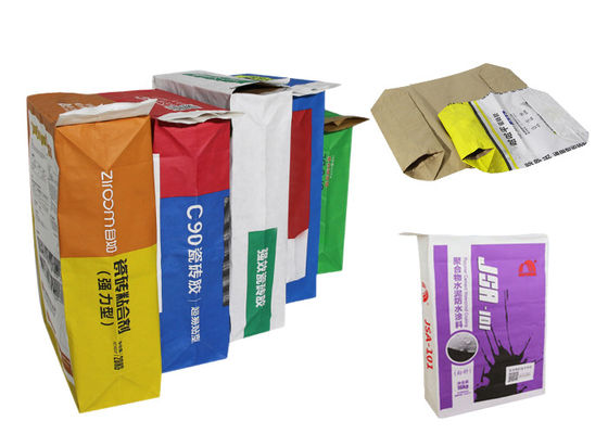 Karung Kertas Kraft Pregelatinized Starch 15kg 20kg 25kg Paper Valve Bags