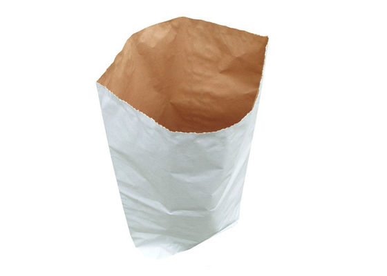 25kg Brown Multiwall Paper Bags Karung kertas Kraft Beras Daur Ulang