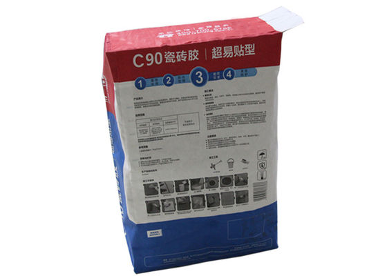 25kg 10kg 20kg Kraft Paper Sack Bahan Bangunan Kimia Makanan Tepung Gandum Ubin Perekat