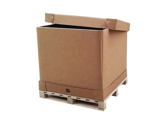 220L 1000L 1600L 1800L Food Grade Paper IBC Container Pe Liner Bag Dengan Valve