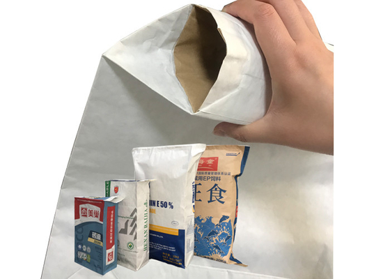 Flexo Printing Chemical Pasted Valve Multiwall Paper Bags Liquid Spill Absorbent