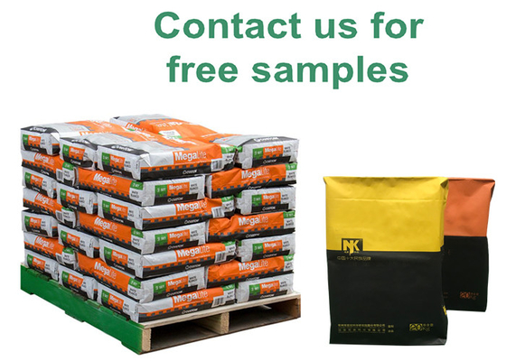 15kg 20Kg 25kg 50kg Kraft Paper Valve Bags Pengemasan Tile Adhesive Dengan Logo Anda Sendiri