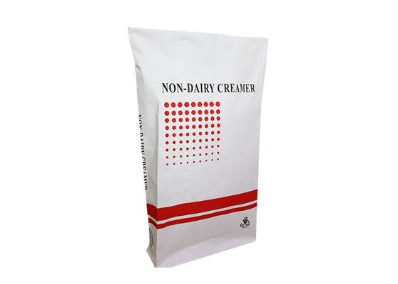 Food Grade Heat Sealed Paper Bags Kemasan Pakan Satwa Liar Moisture Proof 25kg