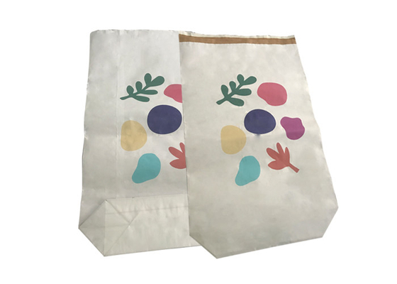 Food Grade Heat Sealed Paper Bags Kemasan Pakan Satwa Liar Moisture Proof 25kg