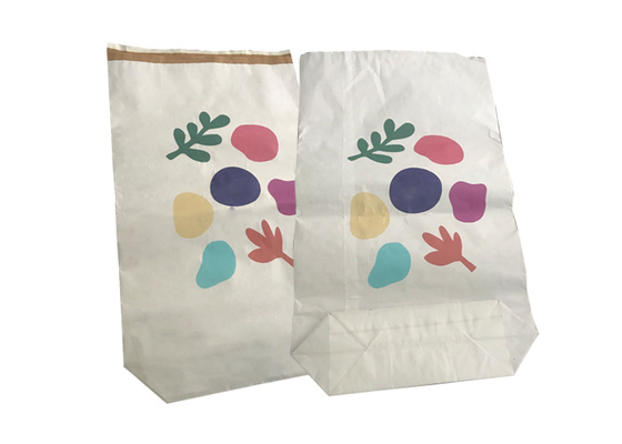 20kg 25kg 3 Lapisan Pe Lined Multi Wall Paper Sacks Untuk Kemasan Susu Bubuk