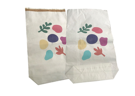 Food Grade Heat Sealed Paper Bags Multi Wall Kosong Dengan Pe Liner