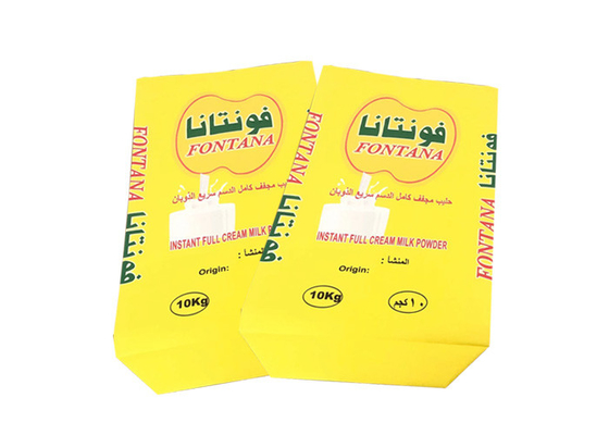 Food Grade Heat Sealed Paper Bags Multi Wall Kosong Dengan Pe Liner