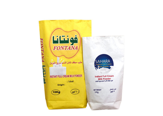Karung Susu Bubuk Food Grade Multi Wall Paper Terima Custom Ukuran 20kg 25kg