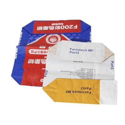 Food Grade 3 Layer Paste Valve Paper Bag Untuk Pengemasan Aditif Kimia
