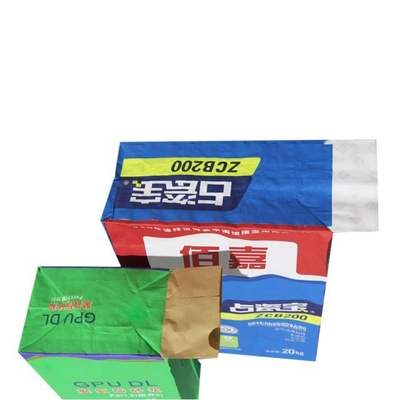 Kantong Kertas Katup 20kg 25kg Kustom Untuk Bahan Kimia