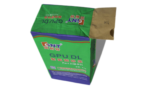 20kg Kantong Klep Kertas Menerima Jenis Penutupan Khusus Dan Warna Pencetakan