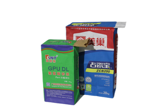 20kg High Strength Valve Paper Bag Dengan Ukuran dan Cetakan Khusus