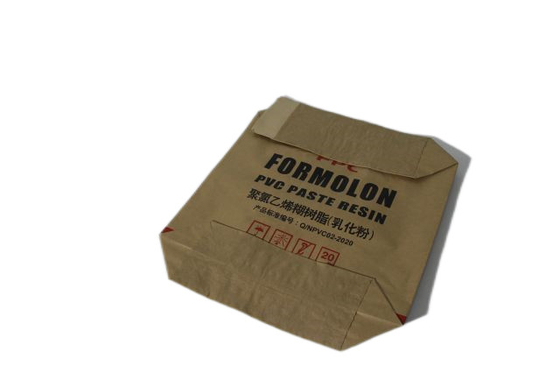 25kg 50kg Kraft Packing Tas Semen Kertas Valve Bag Waterproofing