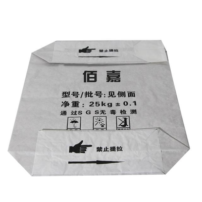Flexo Print Pasted Valve Multiwall Paper Bags Pengemasan Semen