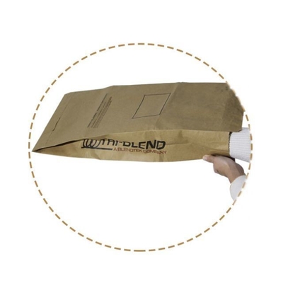 Kantong Kertas Segel Panas Kapasitas Besar Dengan PE Liner 25kg 20kg Load Bearing Bag