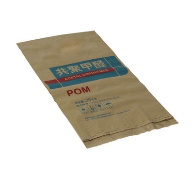 Kantong Kertas Segel Panas Kapasitas Besar Dengan PE Liner 25kg 20kg Load Bearing Bag