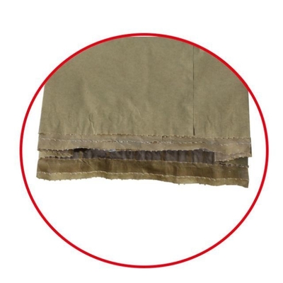 Kantong Kertas Segel Panas Kapasitas Besar Dengan PE Liner 25kg 20kg Load Bearing Bag