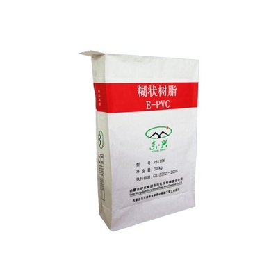 GMP Pasted Valve Multiwall Paper Bags 20kg 25kg Tas Kemasan Bahan Kimia Tanpa Kebocoran