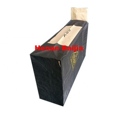 Kantong Kertas Kraft Karung Katup Disisipkan Daur Ulang Dengan Film PE Opsional Atau PE Liner