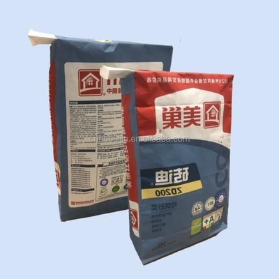 OEM Moisture Proof Tas Kertas Industri Tahan Lama Untuk Pengemasan Semen