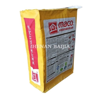Kantong Kertas Kraft 25kg 20kg 25kg Tas Kemasan Tepung Kertas Kraft yang Disesuaikan