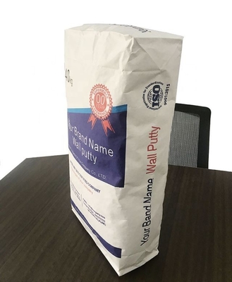 OEM Printing 25kg 50kg Kantong Kertas Industri Untuk Bahan Makanan Semen Berkelanjutan