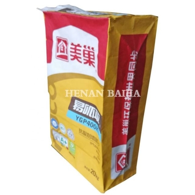 25 Kg Mortar Kraft Paper Flour Package Valve Bag OEM Diterima
