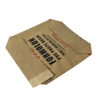 Tas Katup Kertas Kraft 95gsm Dua Lapisan Semi Extensible