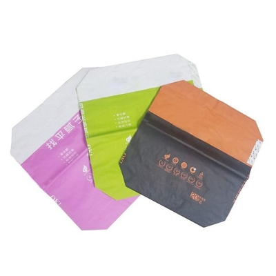 Tas Katup Kertas Biodegradable Cetak Kustom Dengan Jenis Penutupan Variabel
