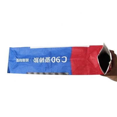 Custom Building Paste Valve Multiwall Kantong Kertas Dengan Handle Terima Custom