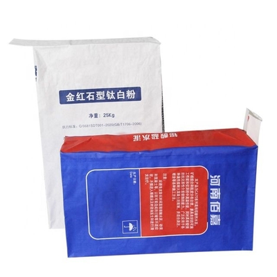 25kg 50kg Pupuk Kimia Tas Kertas Kraft Multiwall Waterproofing 20kg