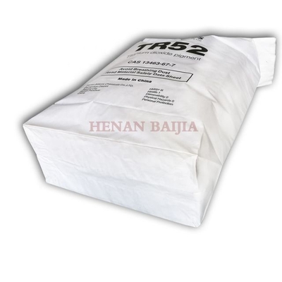 Tas Kemasan Katup Kertas Kraft Titanium Dioksida 25kg OEM Diterima