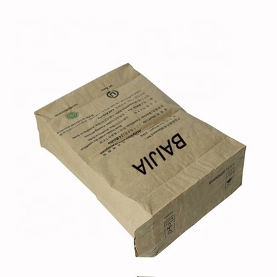 Moisture Proof 10kg Tas Kertas Industri Desain Disesuaikan