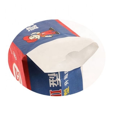 Moisture Proof 10kg Tas Kertas Industri Desain Disesuaikan