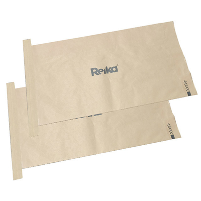 25kg Kertas Kraft Dijahit Tas Mulut Terbuka Moisture Proof 60g - 120g / M2
