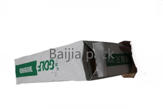 Tas kertas multiwall dengan katup dan pencetakan