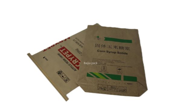 60x40x10cm kantong multiwall untuk pakan hewan / kemasan aditif