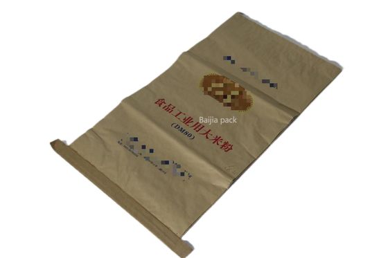 60x40x10cm kantong multiwall untuk pakan hewan / kemasan aditif