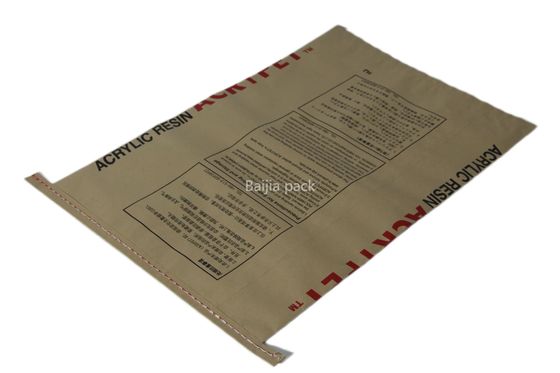 Tas Kertas Kraft Multiwall Disesuaikan Sertifikasi Fda Kemasan Industri Kimia