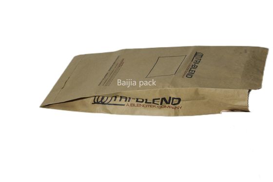 60cmx40cmx10cm Multiwall Kantong Kertas Kraft Custom Printed
