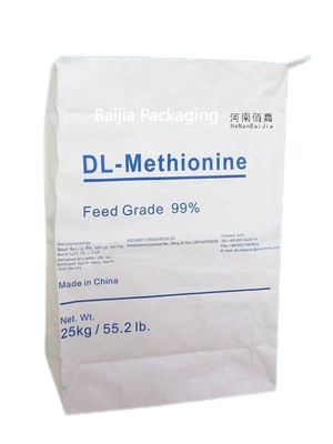 Tas Kertas Multi Wall Logo Disesuaikan Untuk Makanan Dan Kemasan Farmasi