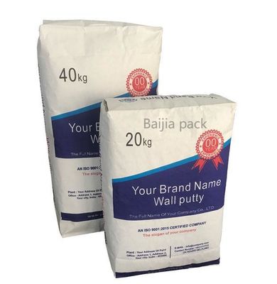 Pasted Valve Multiwall Paper Bags for Durable Packaging with 10kg to 50kg Capacity and Moisture Resistance